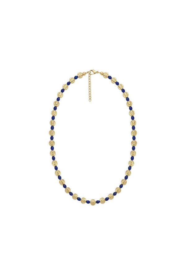 Rouge Taşlı Gold Renkli Kolye