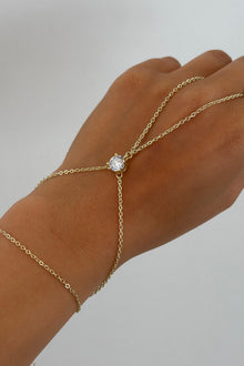 Marquise Collection Zirkon Taşlı Çelik Üzeri Altın Kaplama Şahmeran