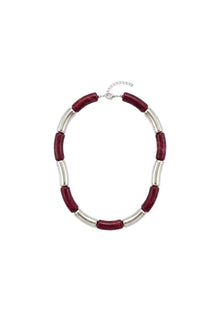 Silver Form Collection Arc Boncuk Kolye - Bordo