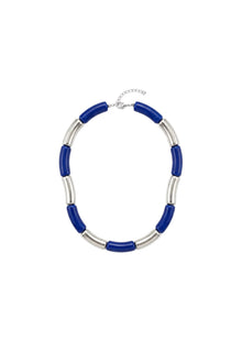 Silver Form Collection Arc Boncuk Kolye - Saks Mavisi