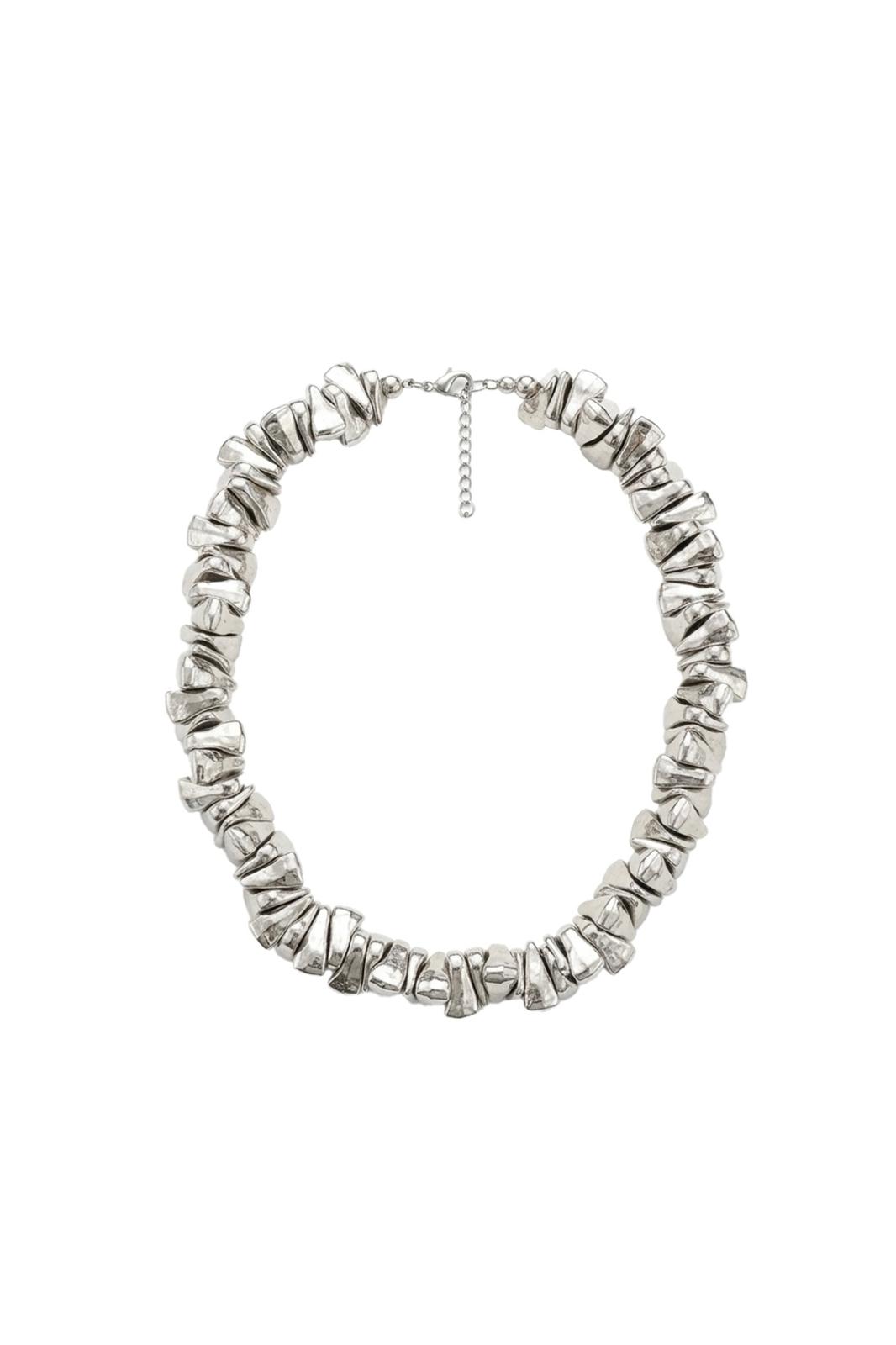 Silver Form Collection Crushed Boncuk Kolye
