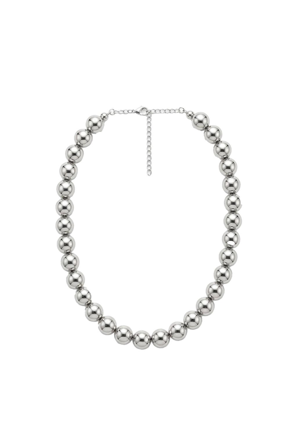 Silver Form Collection Sphere Boncuk Kolye