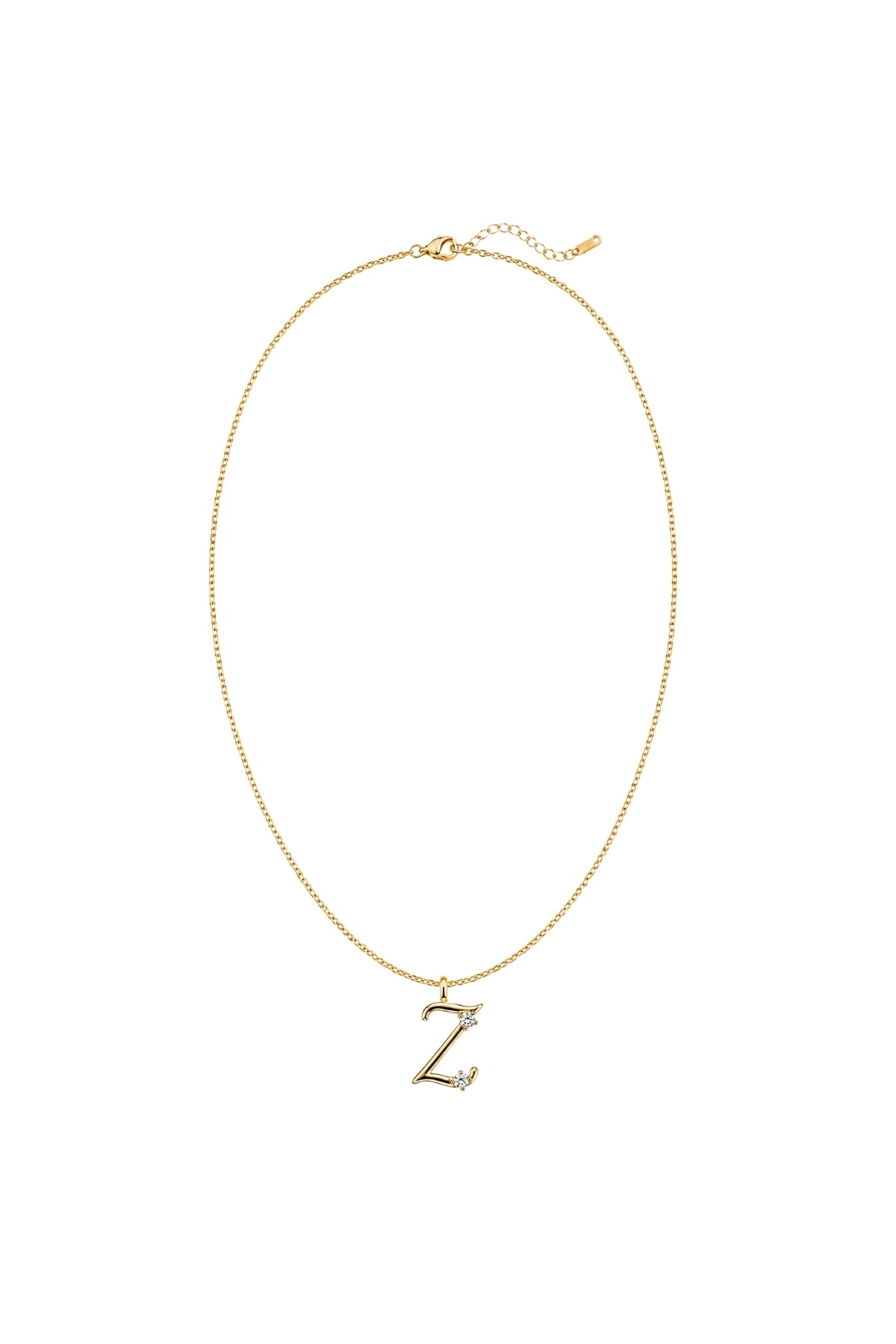 Çelik Üzeri Altın Kaplama Signature Collection Harf Kolye