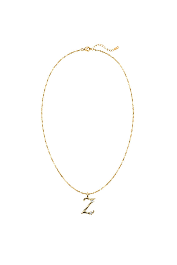 Çelik Üzeri Altın Kaplama Signature Collection Harf Kolye