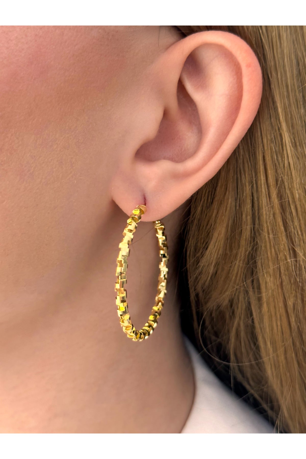 Çelik küp halka küpe