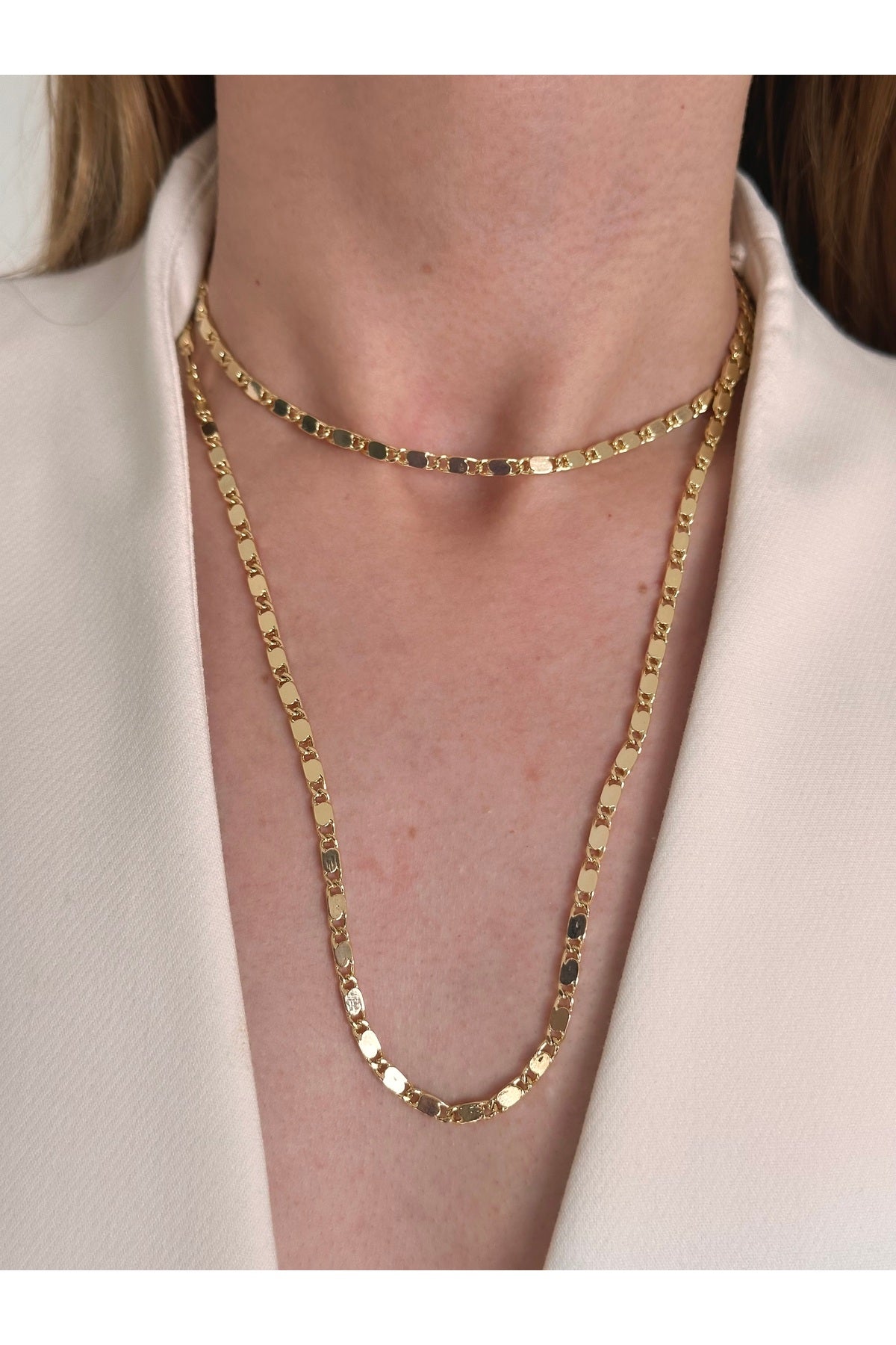 Çelik özel seri uzun zincir 90 cm