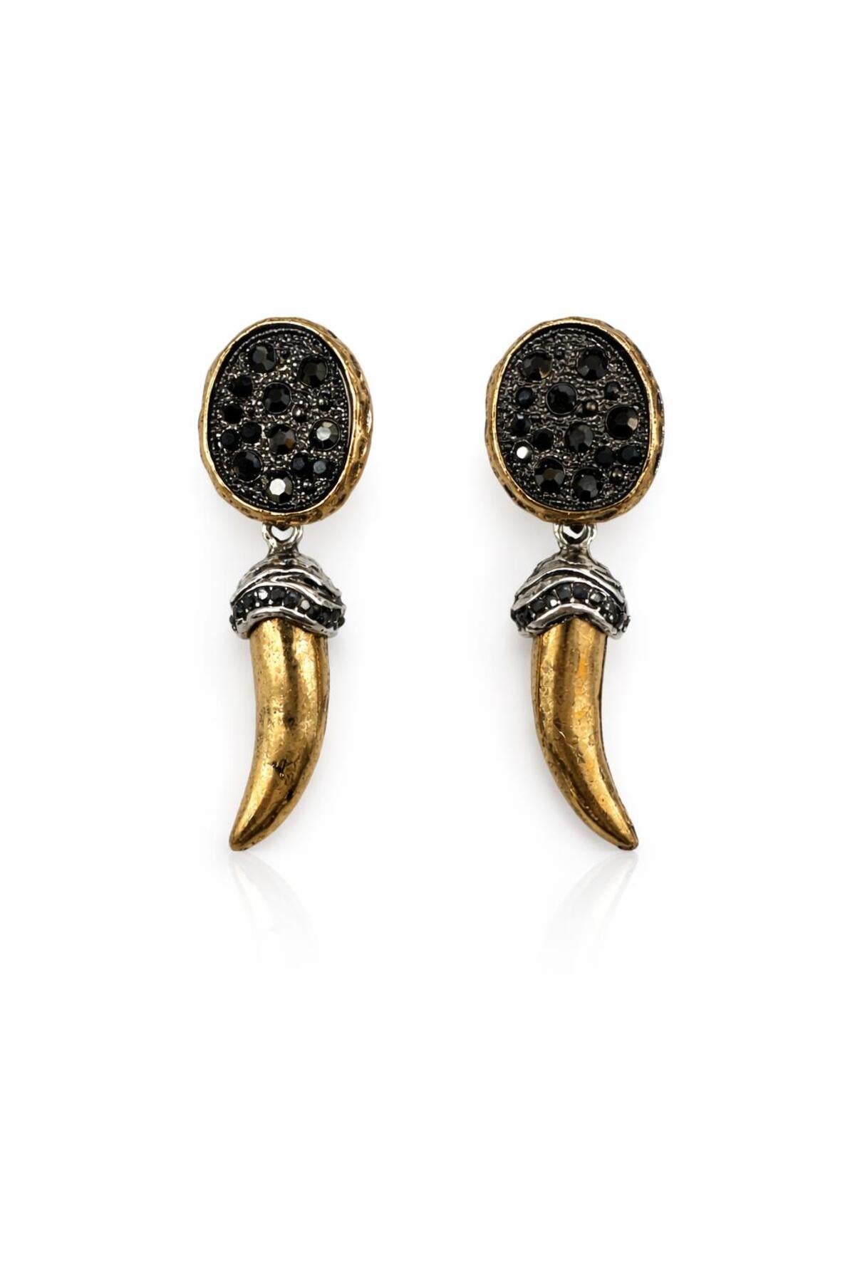 Bronz Zr Zirkon Taşlı Küpe