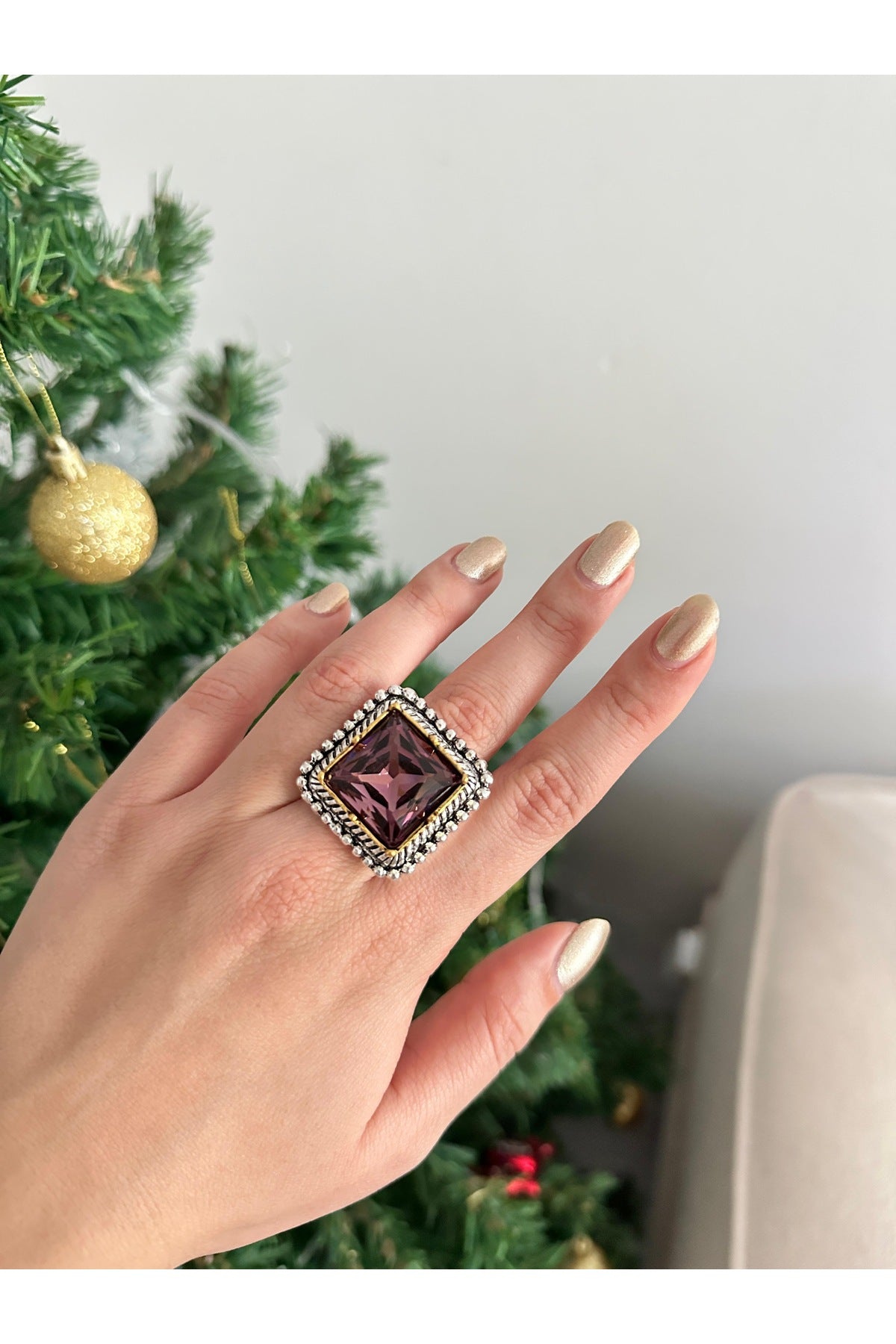 Çelik Zr tasarım yüzük