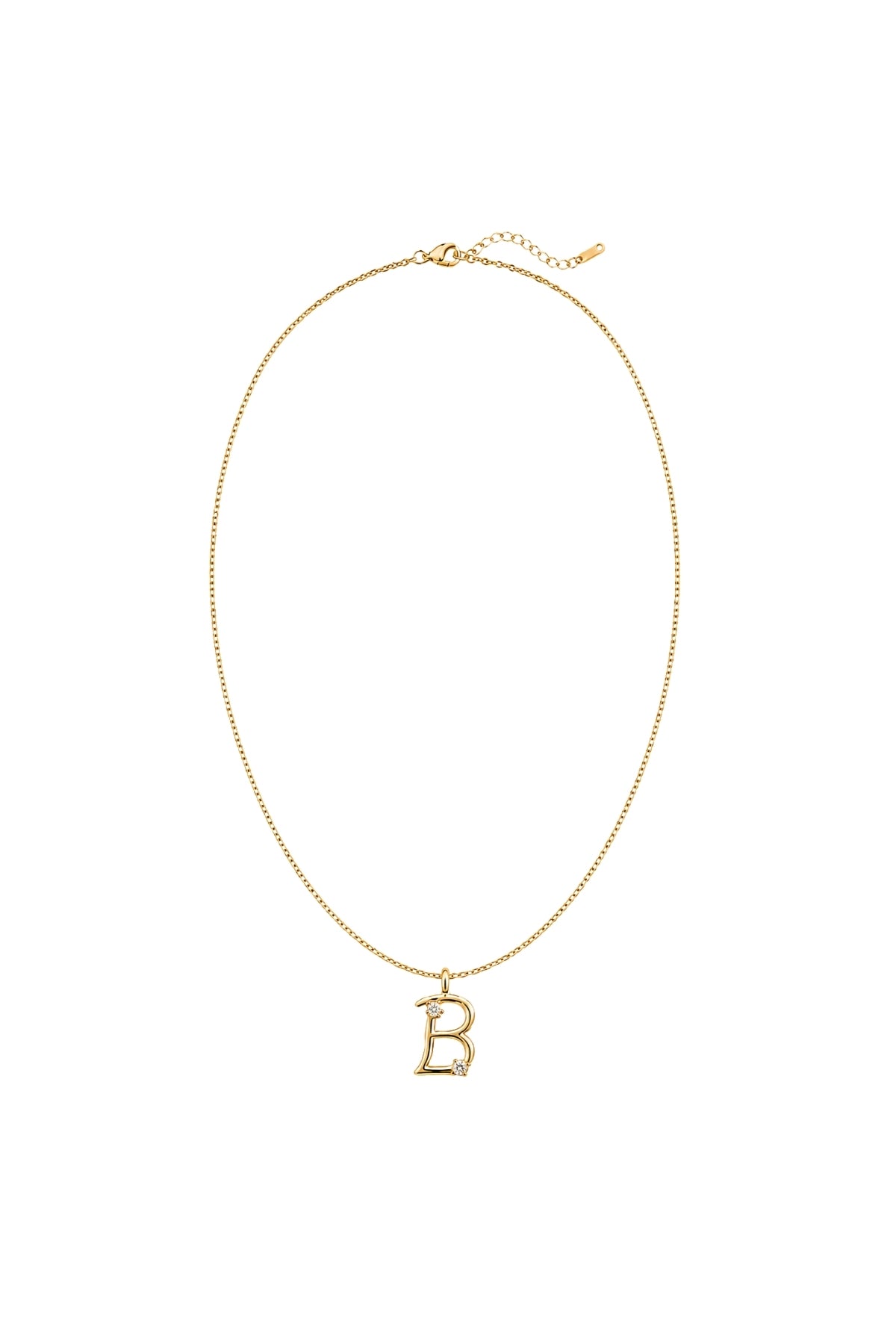 Çelik Üzeri Altın Kaplama Signature Collection Harf Kolye