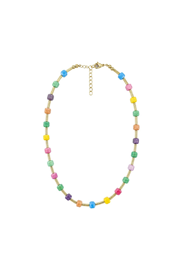 Boncuk Candy Cube Kolye