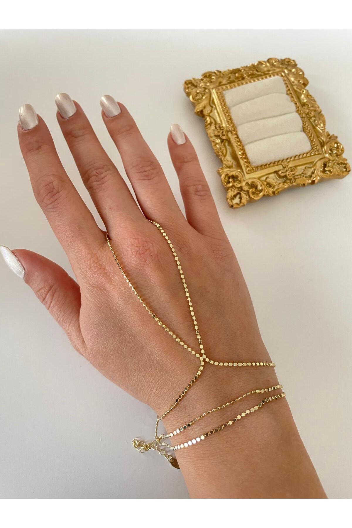 14K Çelik Üzeri Altın Kaplama Özel Seri Şahmeran