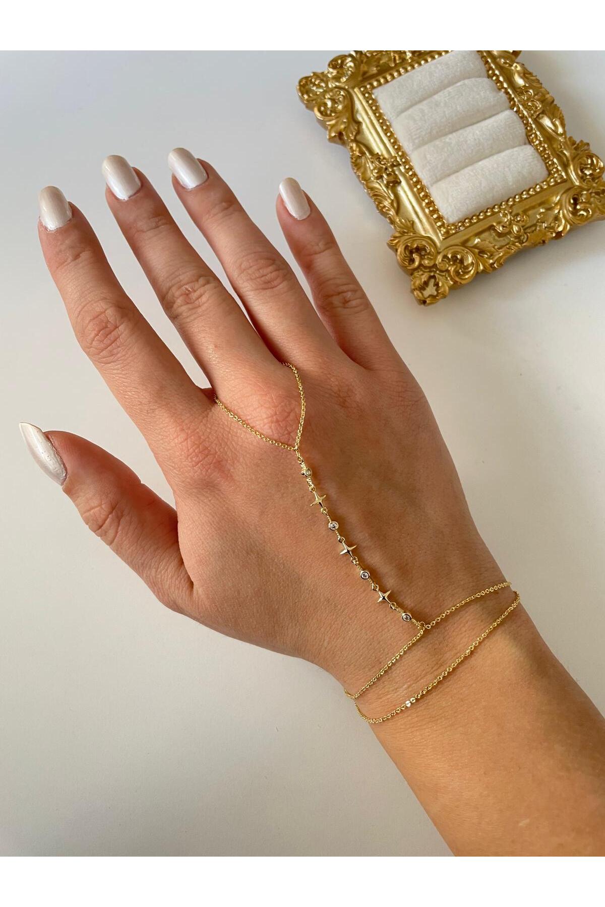 14K Çelik Üzeri Altın Kaplama Özel Seri Şahmeran