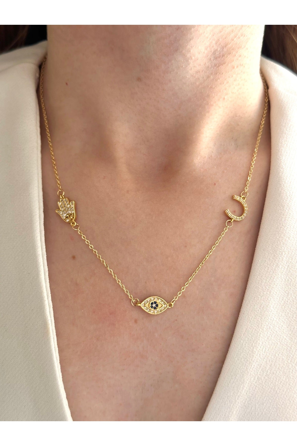 Çelik özel seri manifest kolye