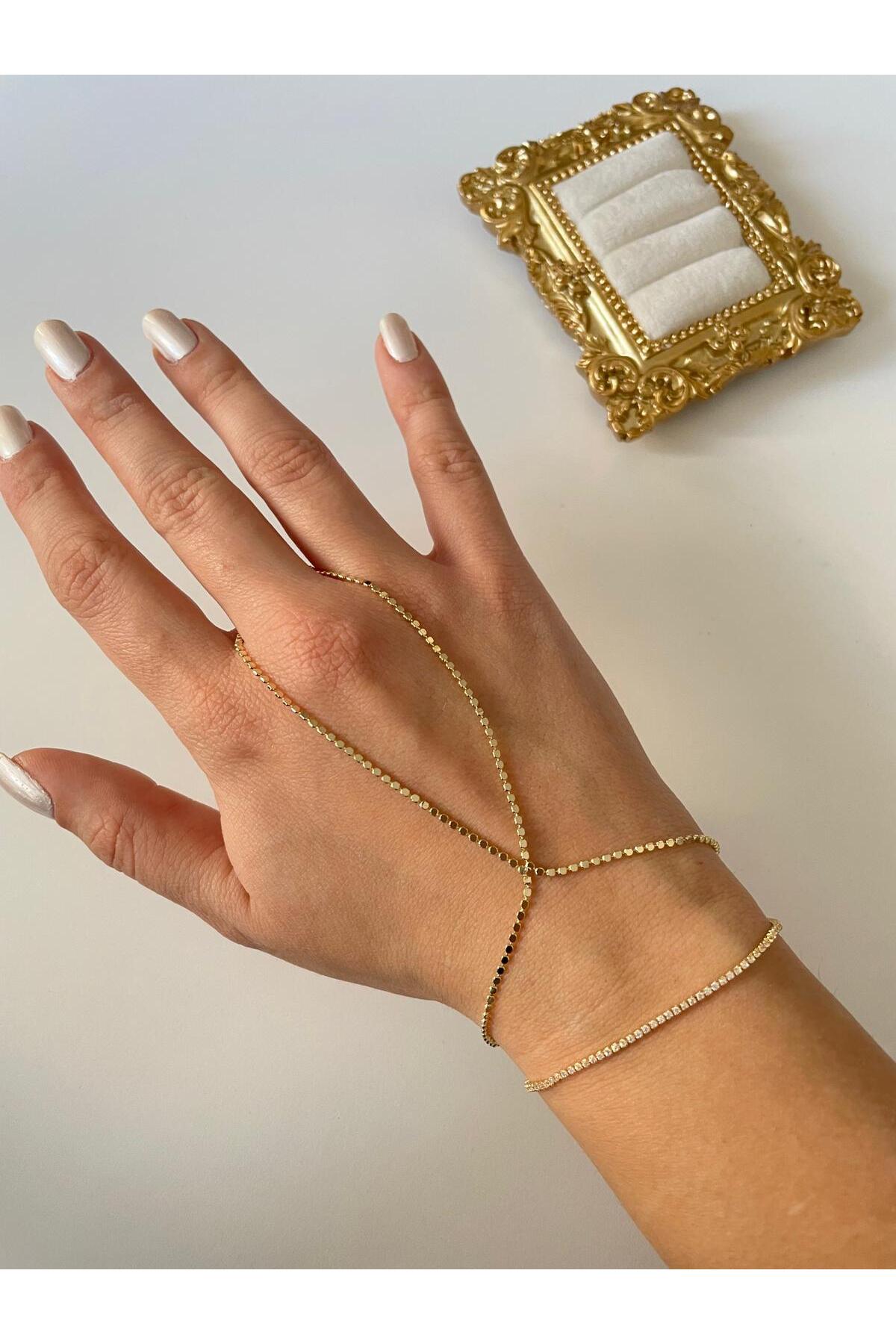 14K Çelik Üzeri Altın Kaplama Özel Seri Şahmeran