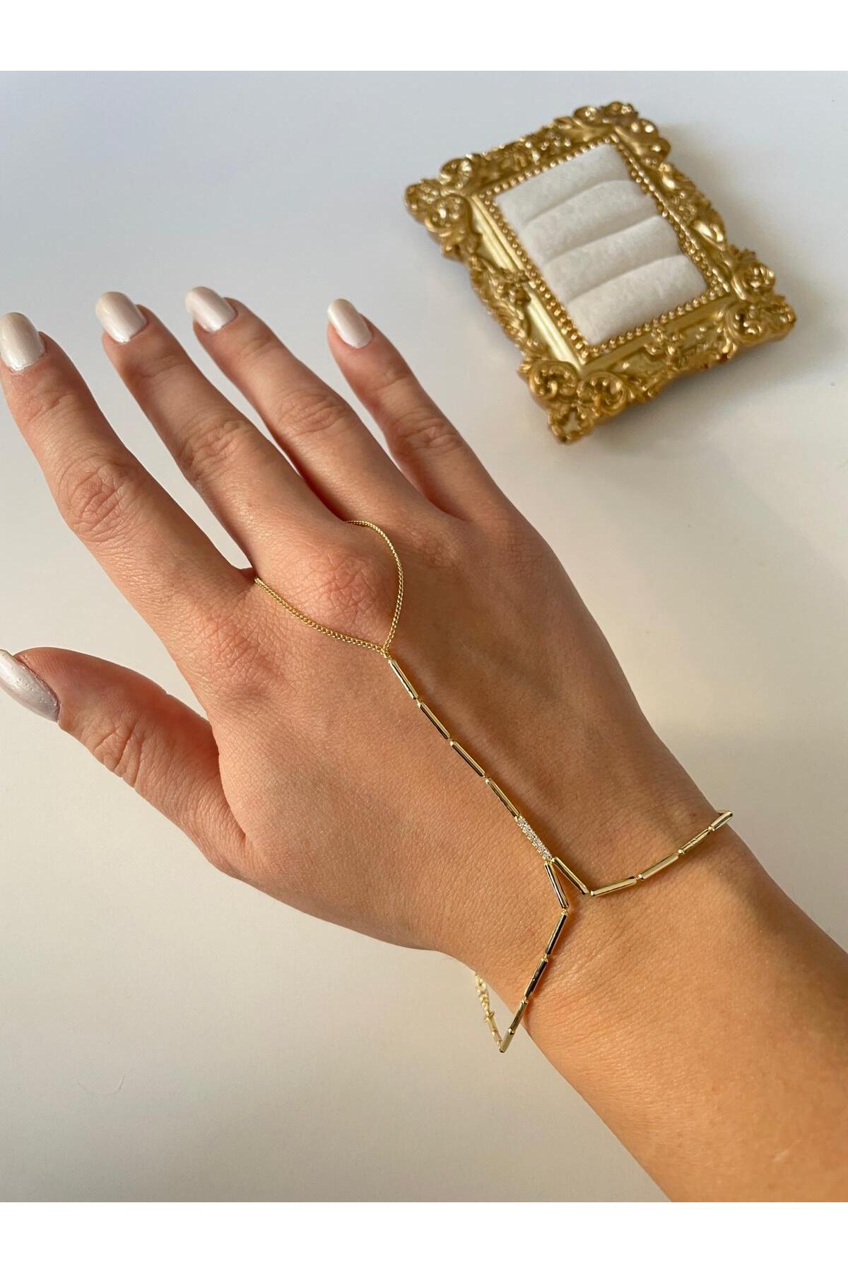 14K Çelik Üzeri Altın Kaplama Özel Seri Şahmeran