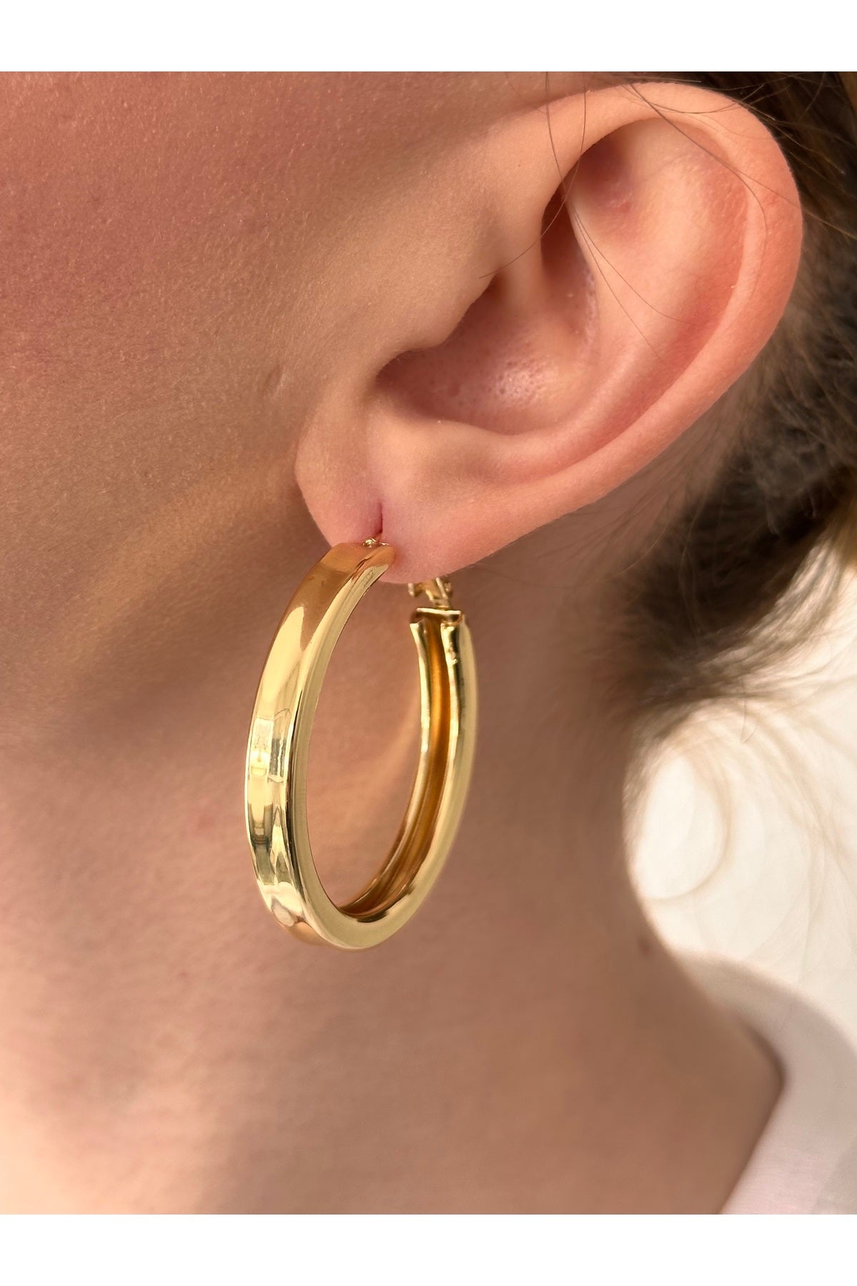 Çelik Big halka küpe