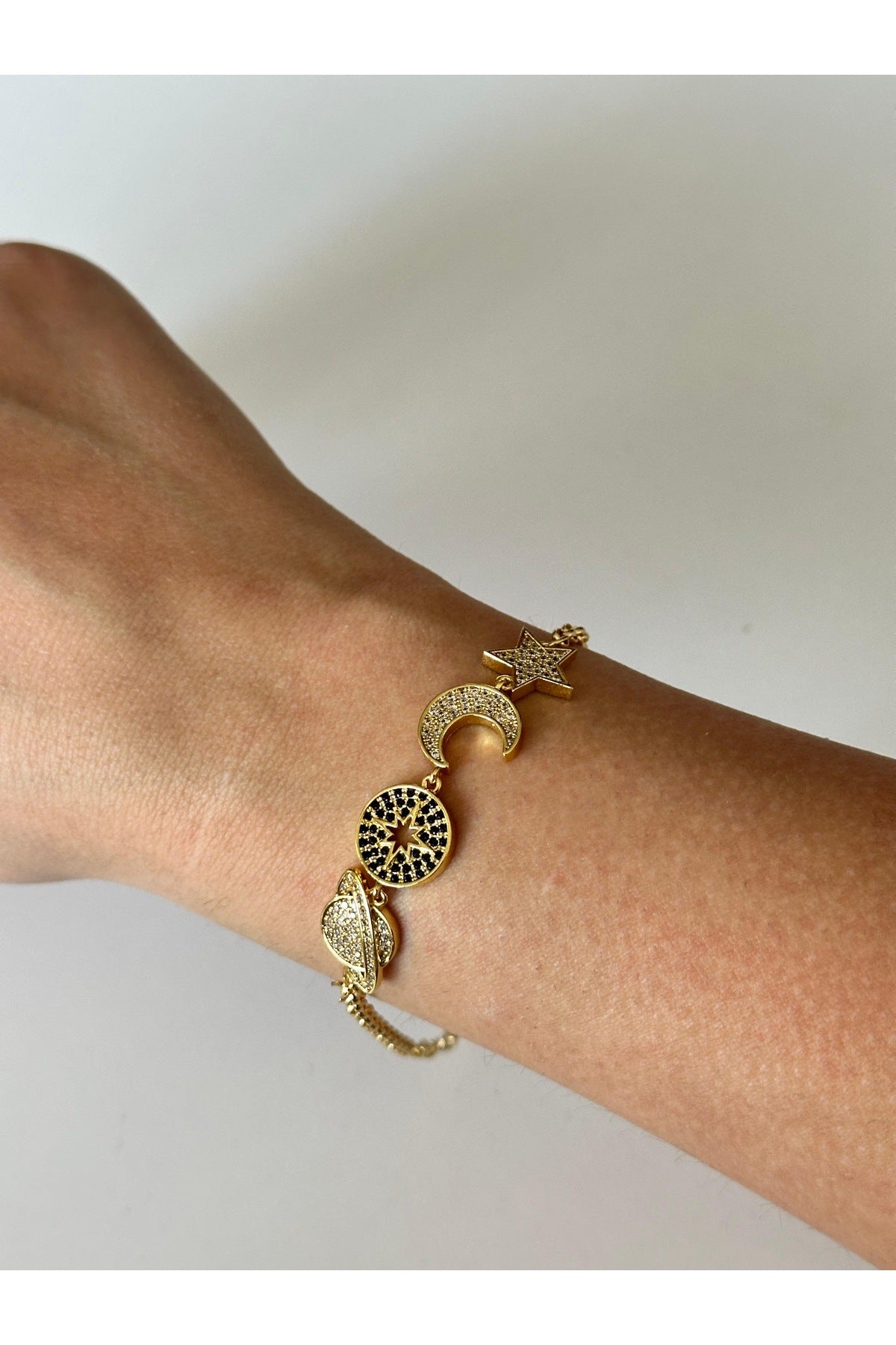 Çelik özel seri manifest gezegen bileklik