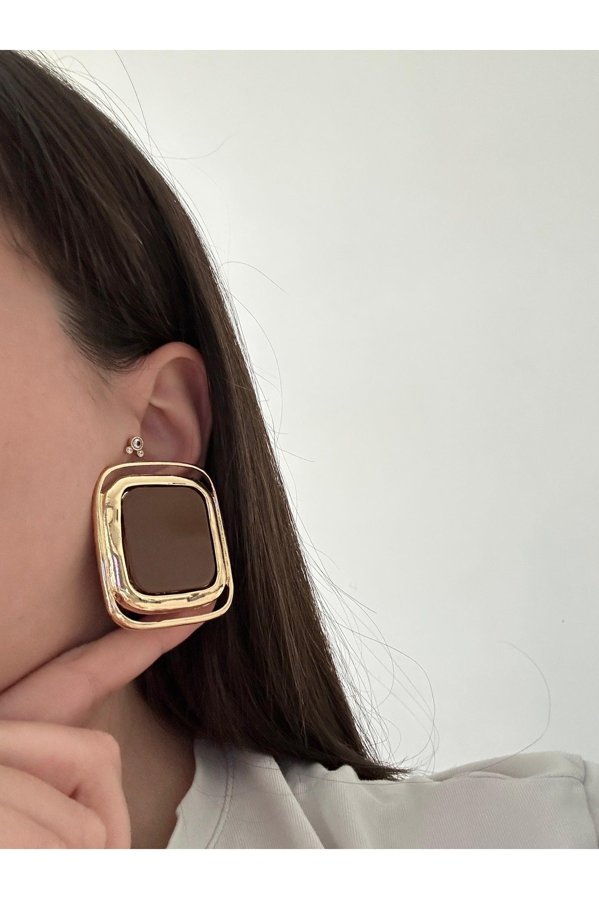 Çelik karem küpe