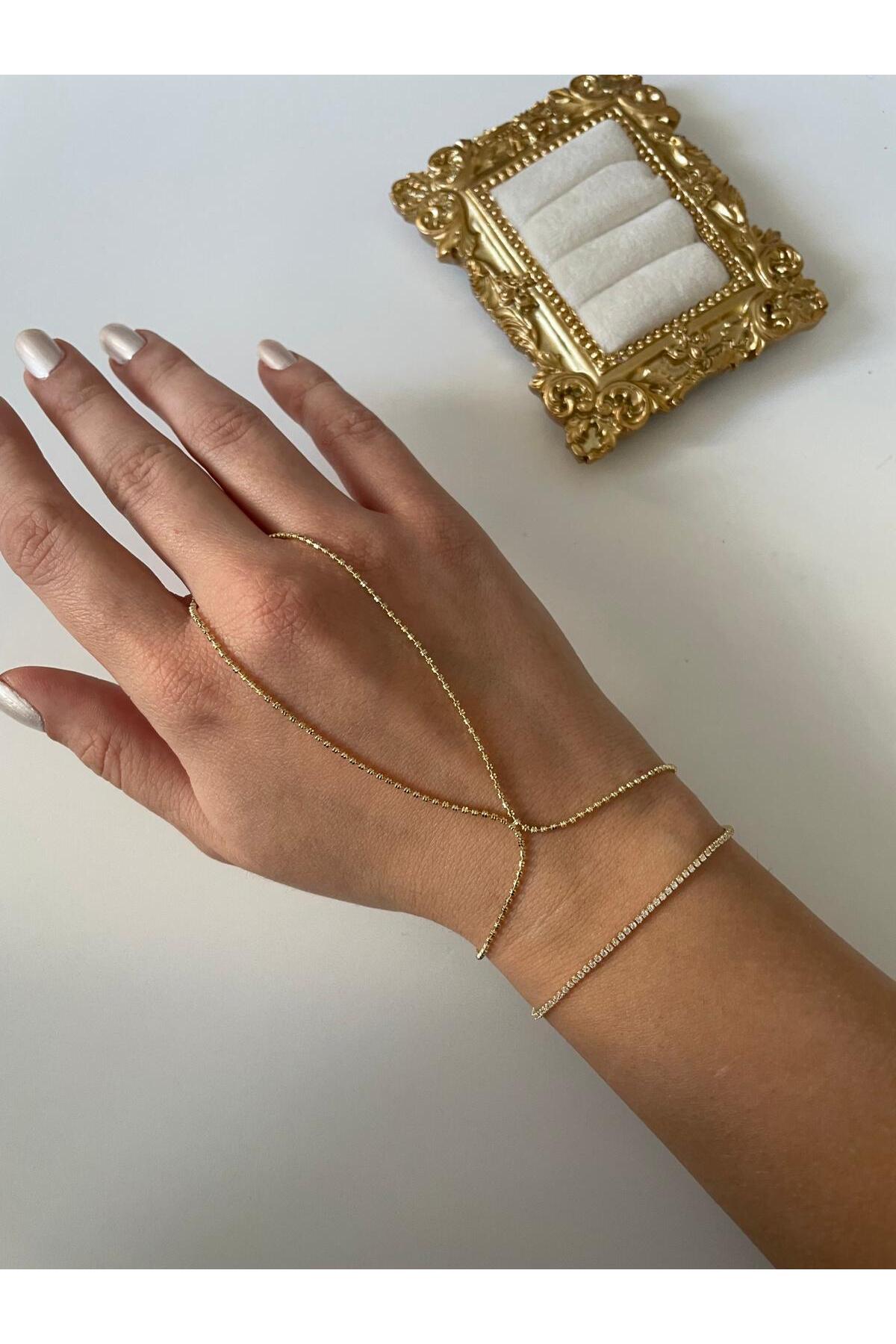 14K Çelik Üzeri Altın Kaplama Özel Seri Şahmeran