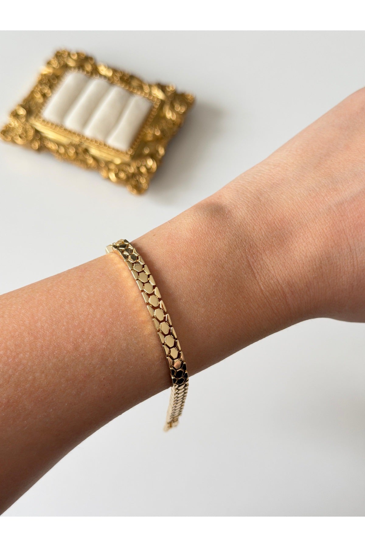 Çelik özel seri plaka kordon bileklik