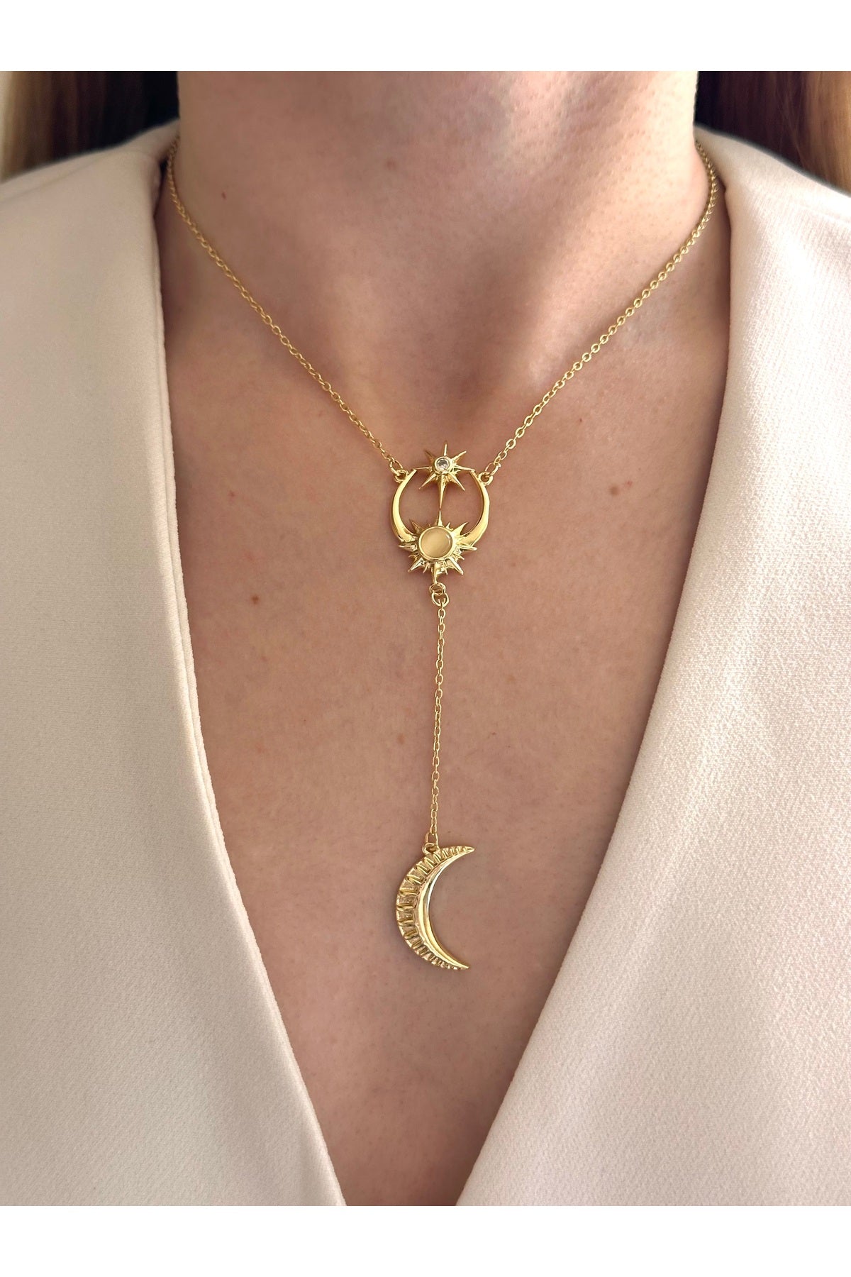 Çelik özel koleksiyon opal kolye