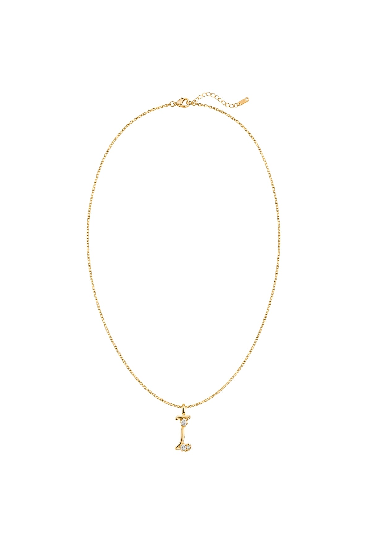 Çelik Üzeri Altın Kaplama Signature Collection Harf Kolye