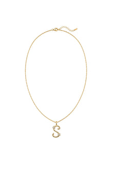 Çelik Üzeri Altın Kaplama Signature Collection Harf Kolye